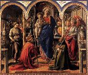 Fra Filippo Lippi Barbadori Altarpiece oil on canvas